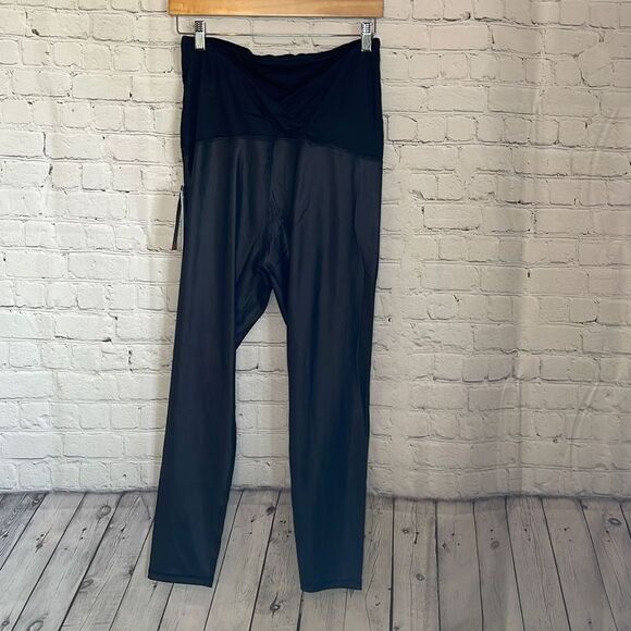 Isabel Maternity Women’s Black Active Legging Crossover Panel size xl, NEW - Picture 4 of 4